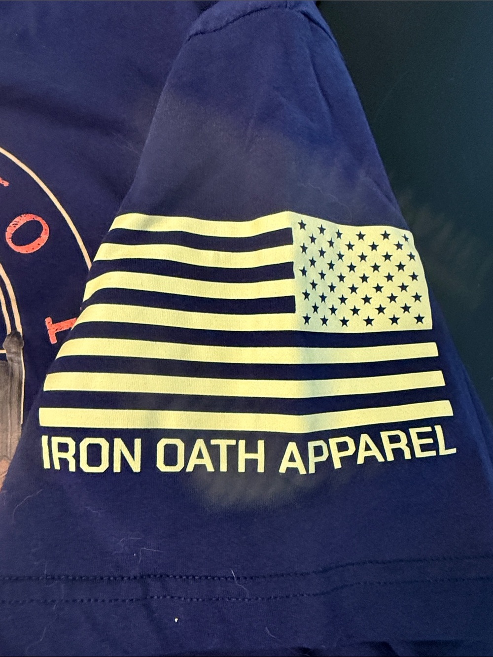 Lantern Graphic Tee in Navy with Orange Glow XL - Picture 2 of 6